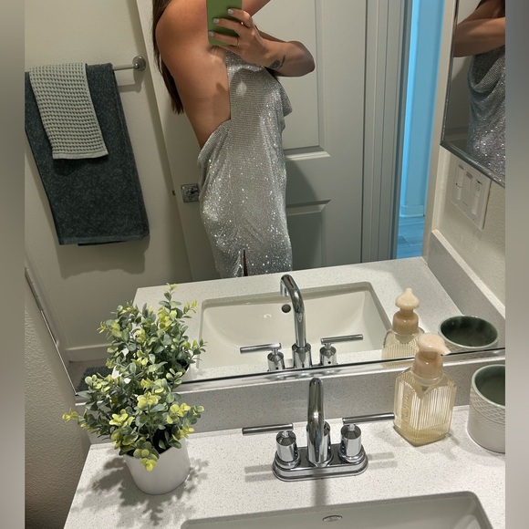 Meshki Meilani Diamanté Mini Dress - Picture 5 of 12